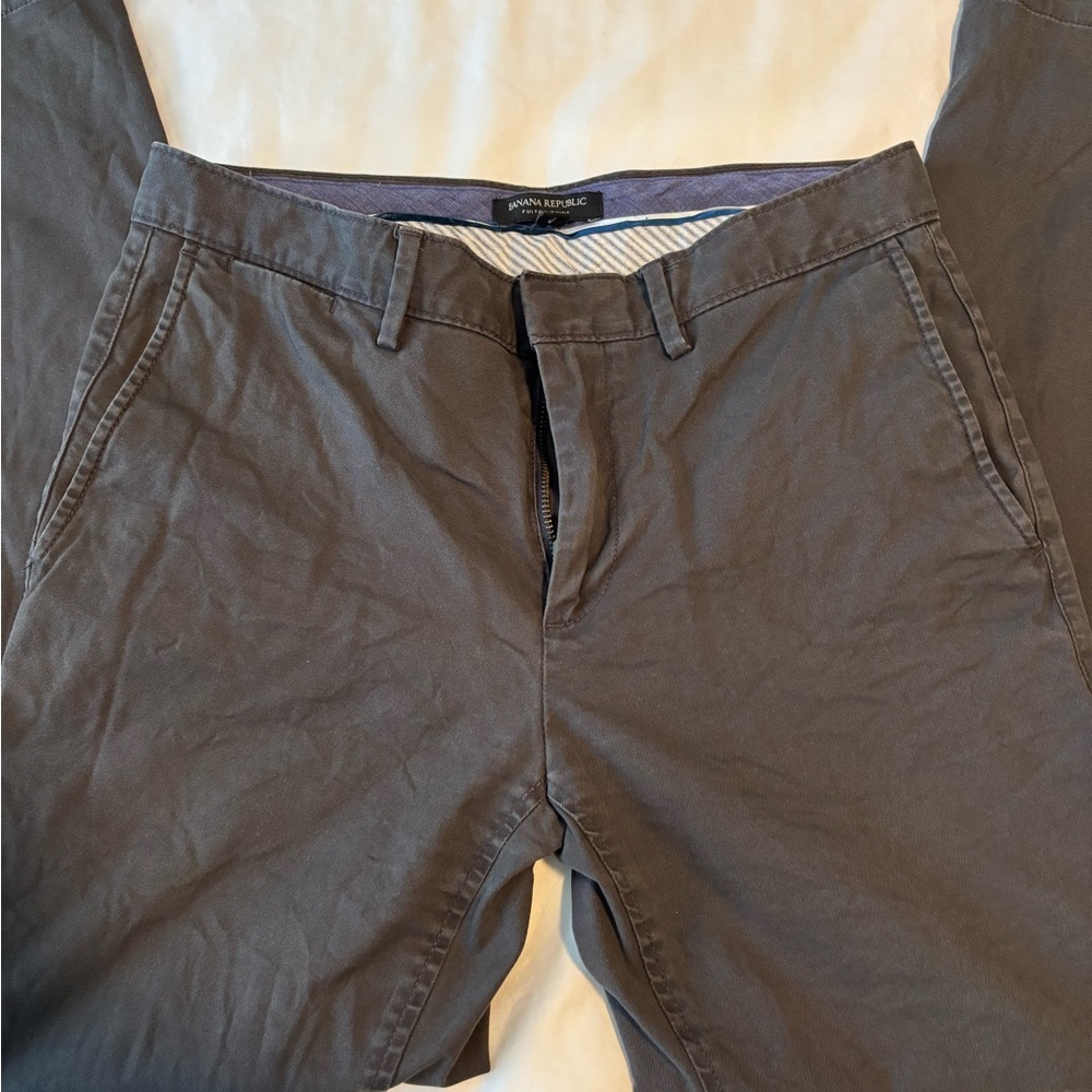 Banana Republic Men's Charcoal Chinos 30x30